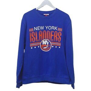 MITCHELL & NESS New York Islanders Sweatshirt Youth Boys Large NHL Hockey Shirt